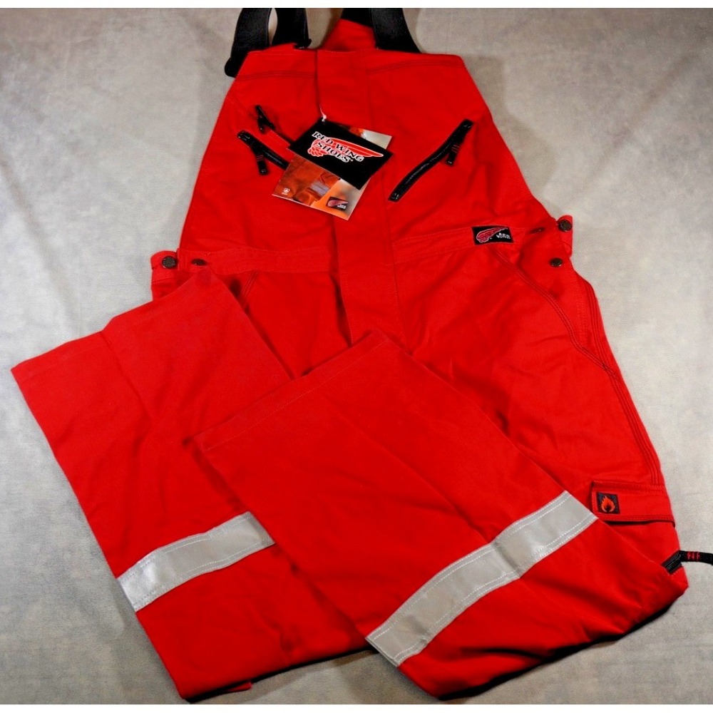 Red Wing FR Bib‎ Overalls Mens 40 R (40x32) Flame Resistant RW64012